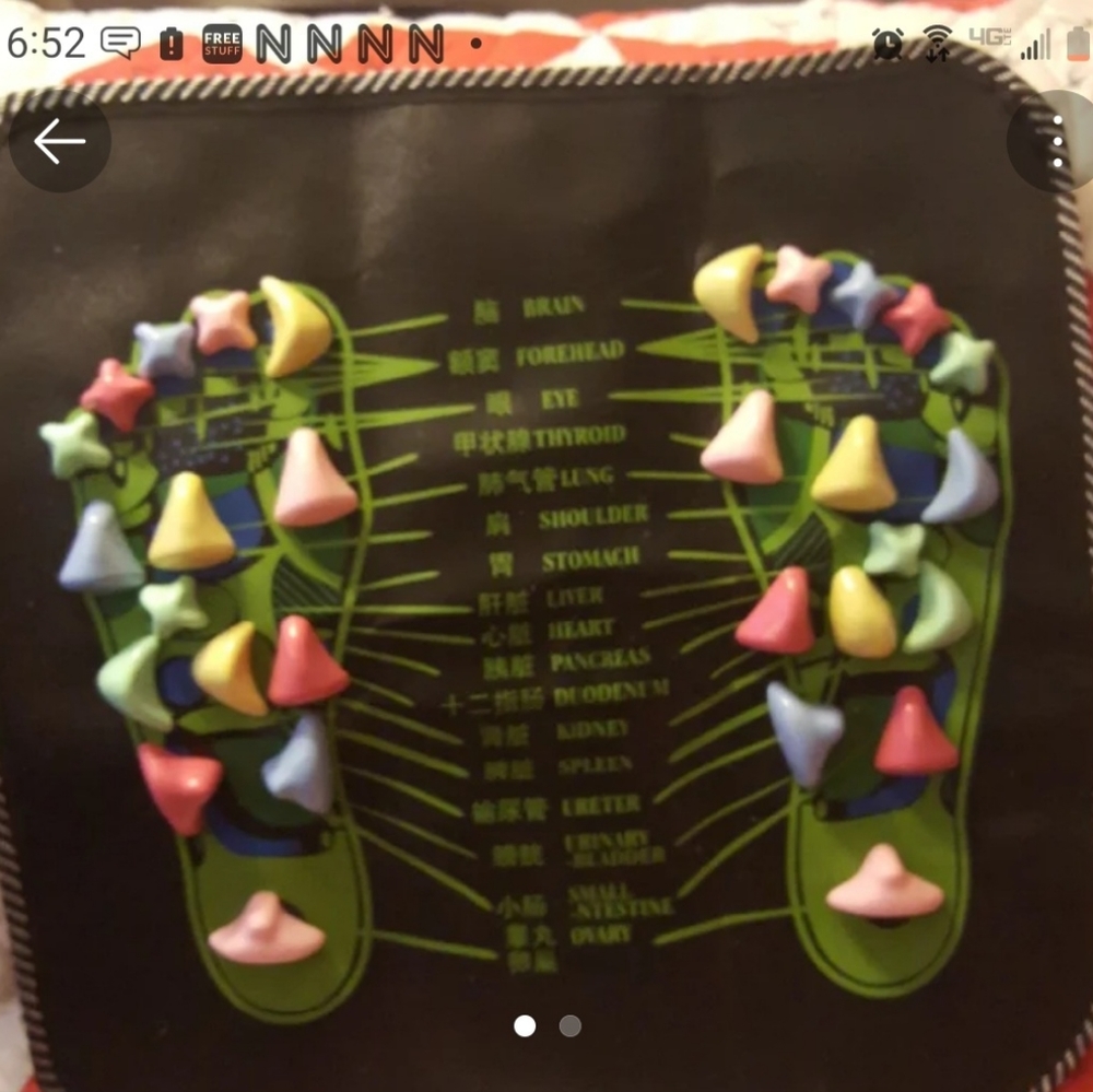 REFLEXOLOGY MAT- SEE PICS FOR DETAILS - Picture 1 of 2